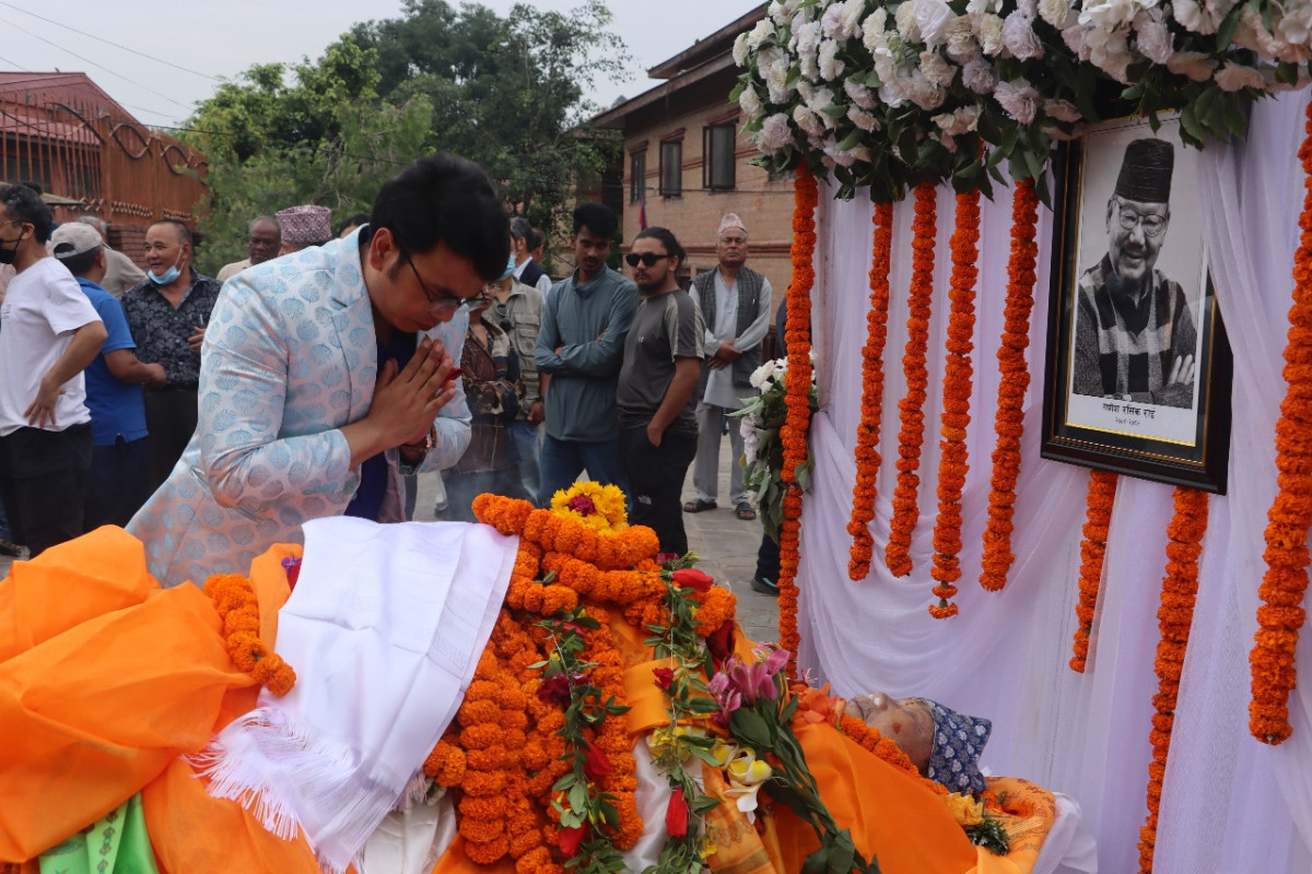 स्व.गणेश रसिकज्यूलाई संस्थानद्वारा श्रद्वाञ्जली अर्पण