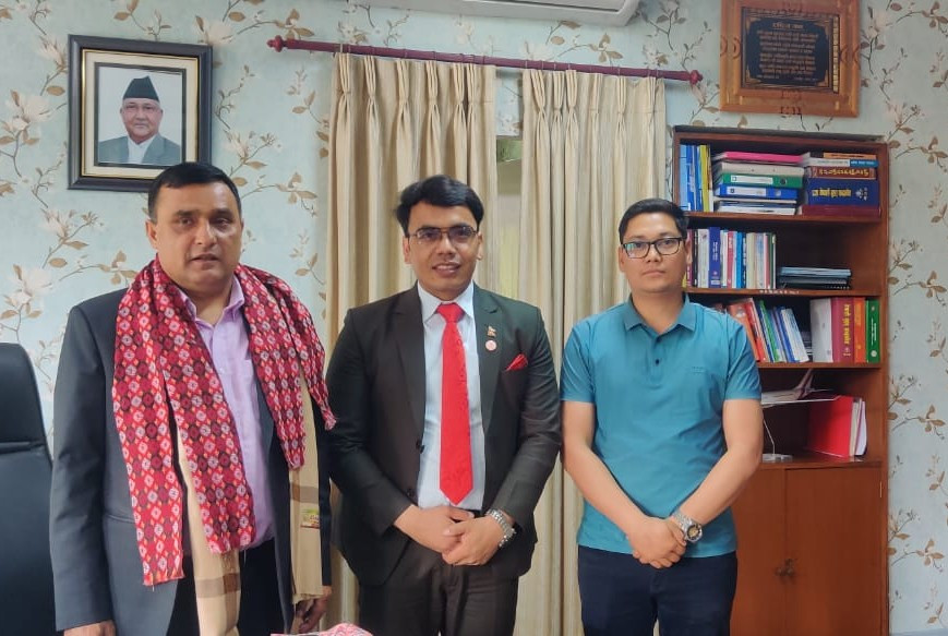 नवनियुक्त श्रीमान् सचिवज्यूलाई हार्दिक बधाई : सांस्कृतिक संस्थान